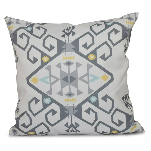 Oatmeal Spring Navy Ebydesign Geometric Decorative Pillow Oatmeal Spring Navy Ebydesign Geometric Decorative Pillow